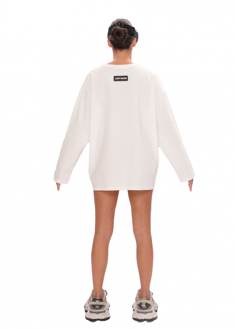 Лонгслив COLLEGE - milk