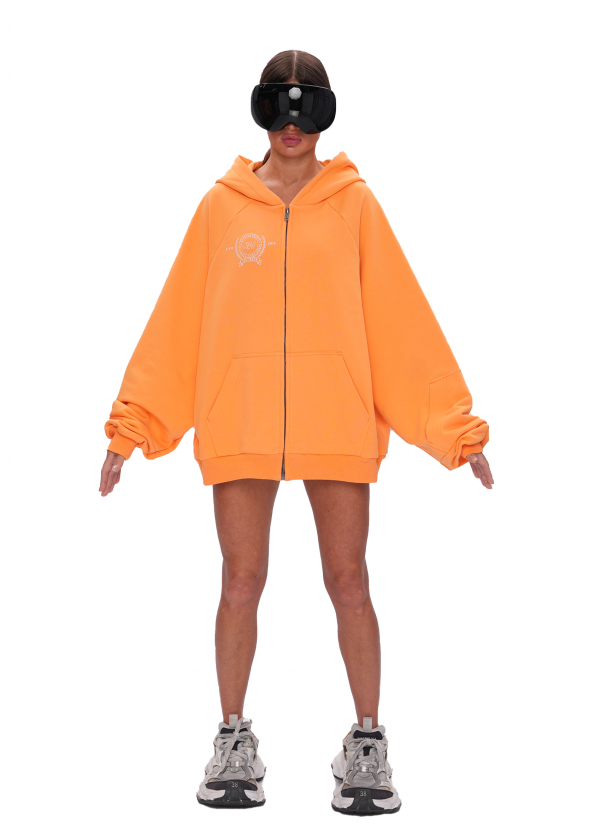Худи ZIP - orange