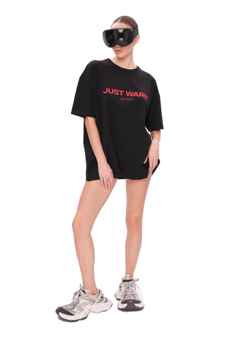 Футболка LOGO - black/red