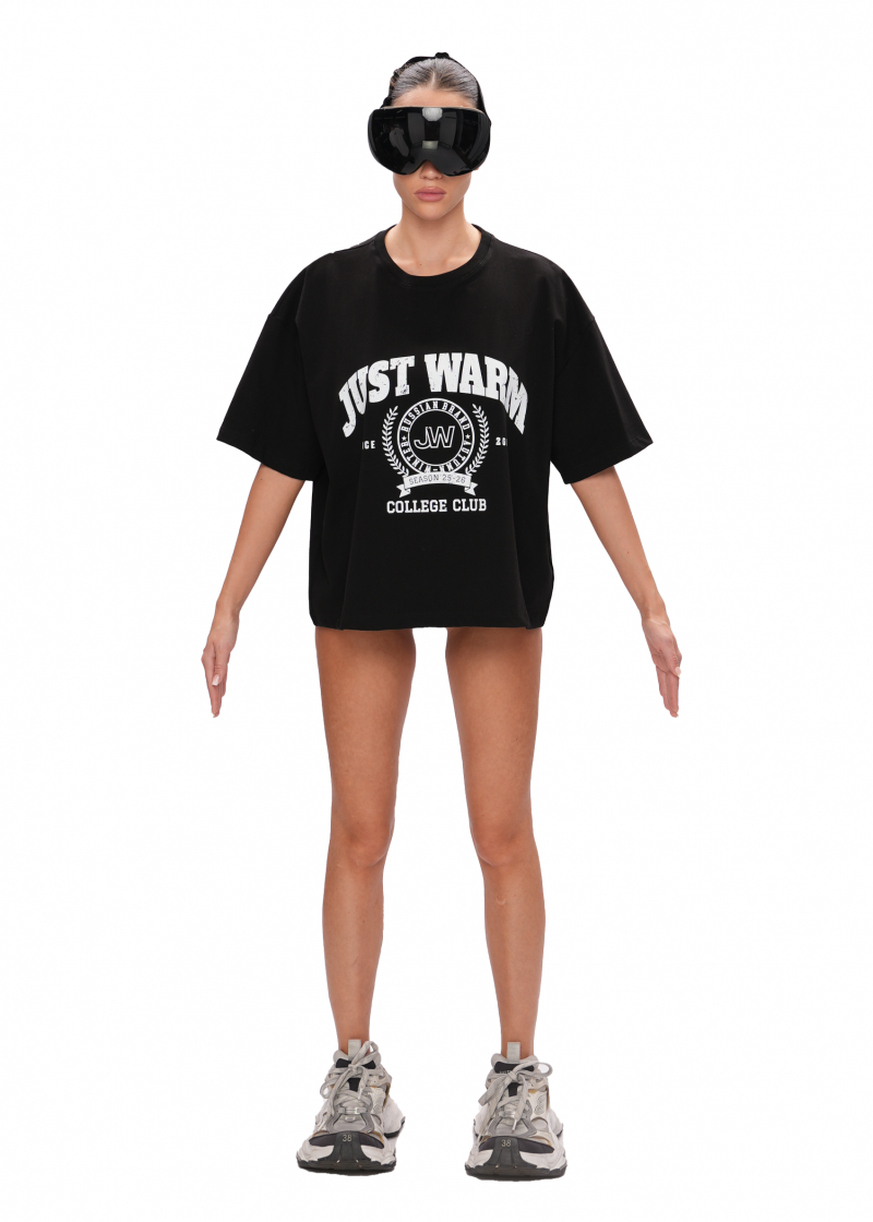 Футболка COLLEGE - black