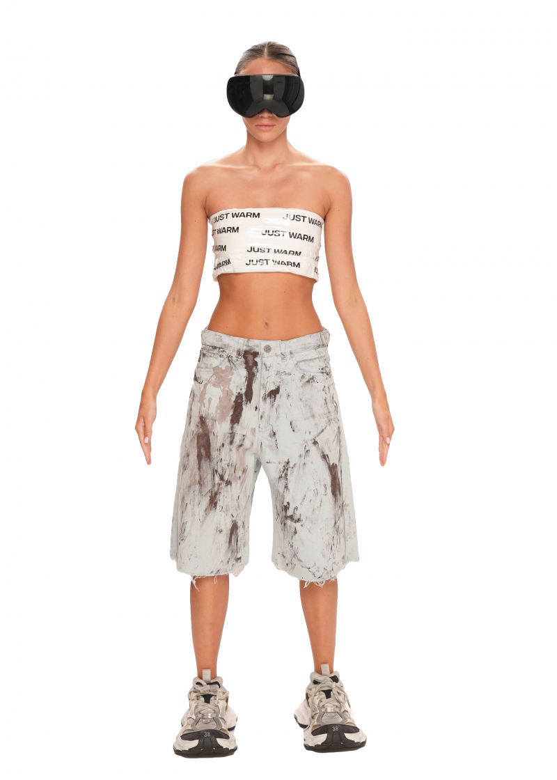 Джинсовые шорты DIRTY