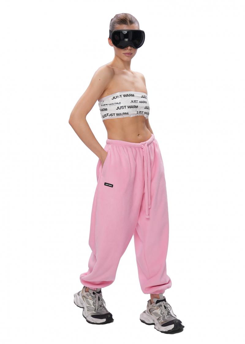 Джоггеры FLEECE - pink