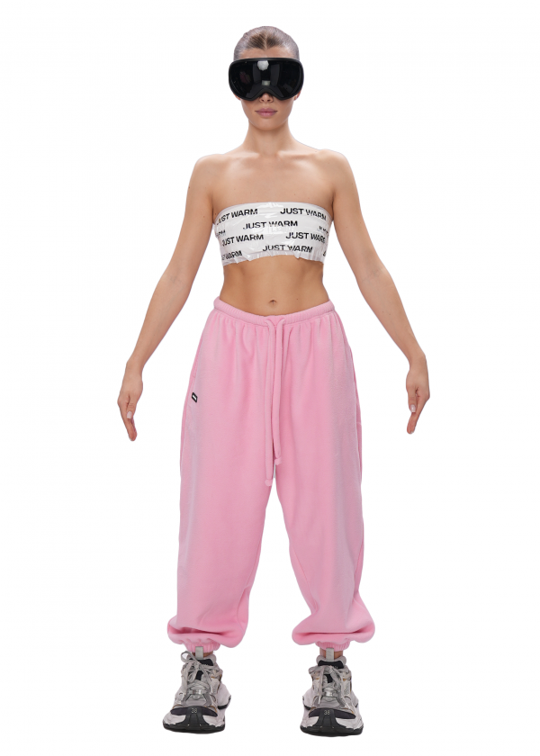 Джоггеры FLEECE - pink