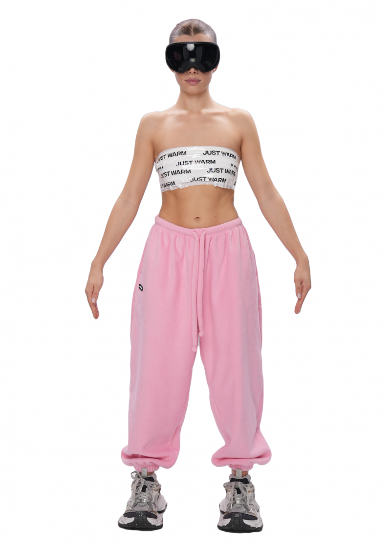Джоггеры FLEECE - pink