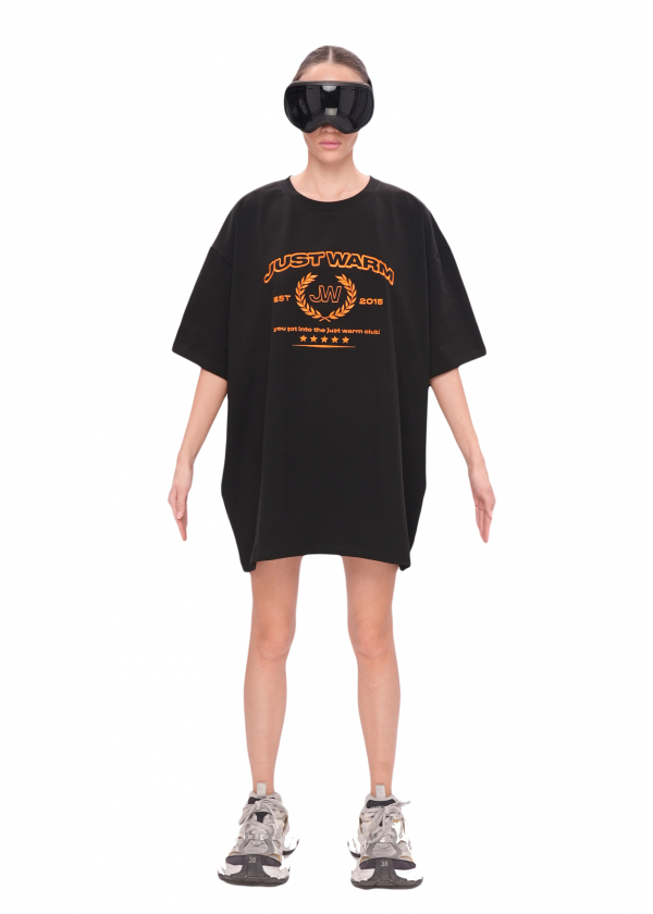 Футболка UNIVERSITY 2.0 - black/orange