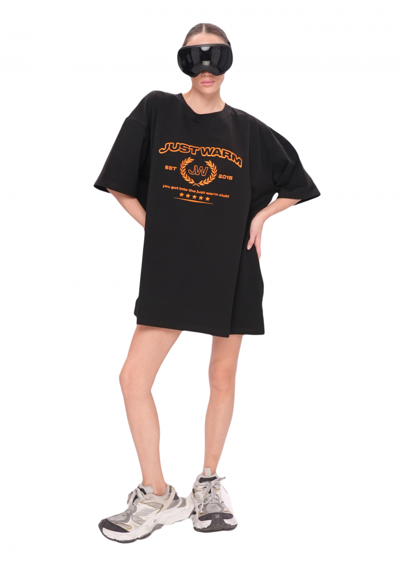 Футболка UNIVERSITY 2.0 - black/orange