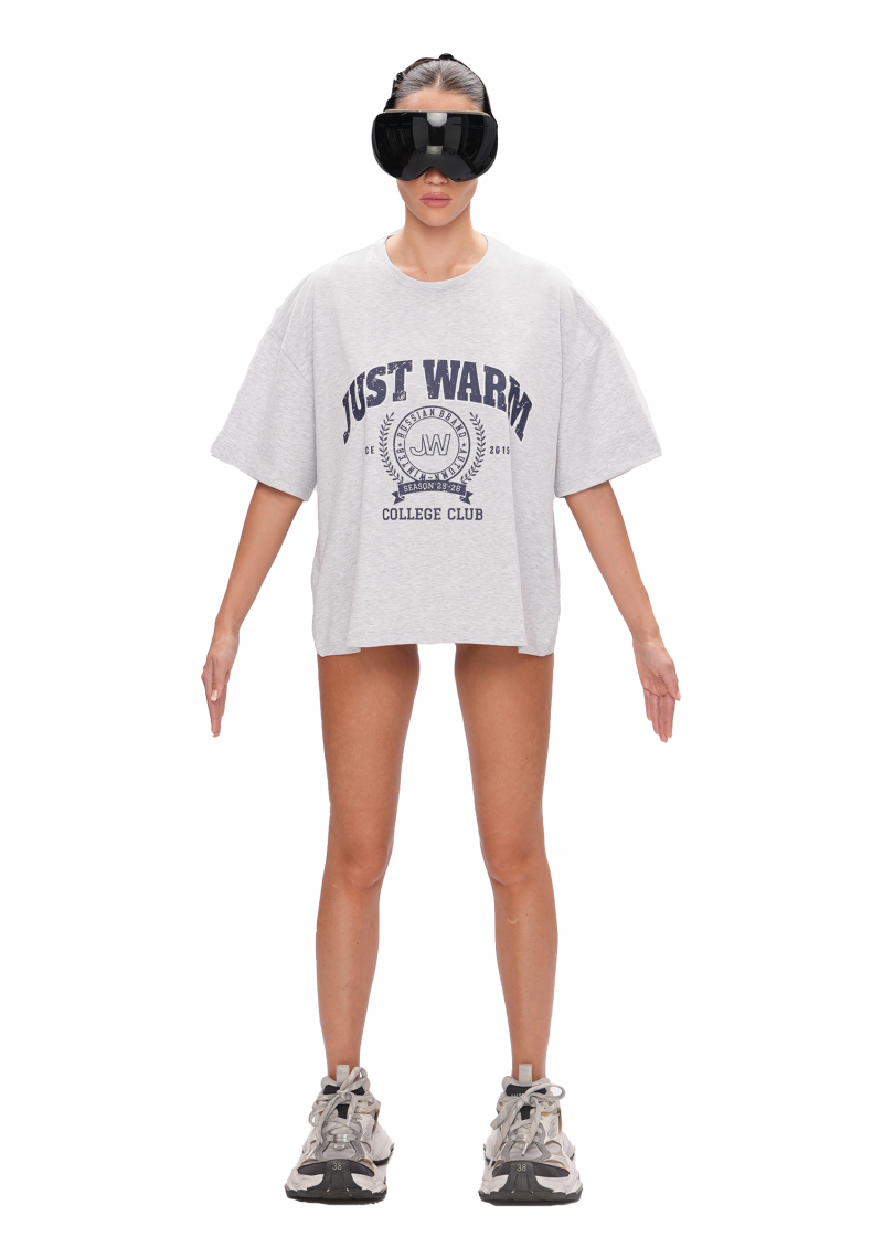 Футболка COLLEGE - melange