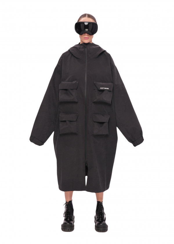 Плащ ZIP - black
