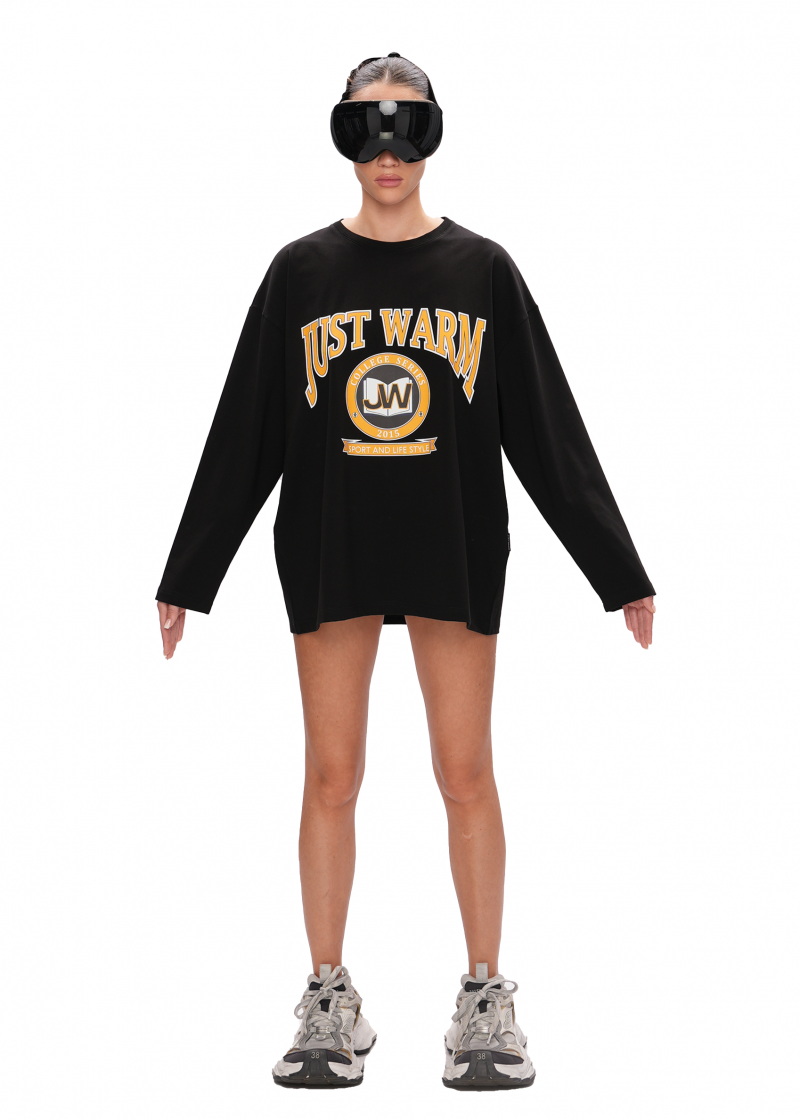 Лонгслив COLLEGE - black