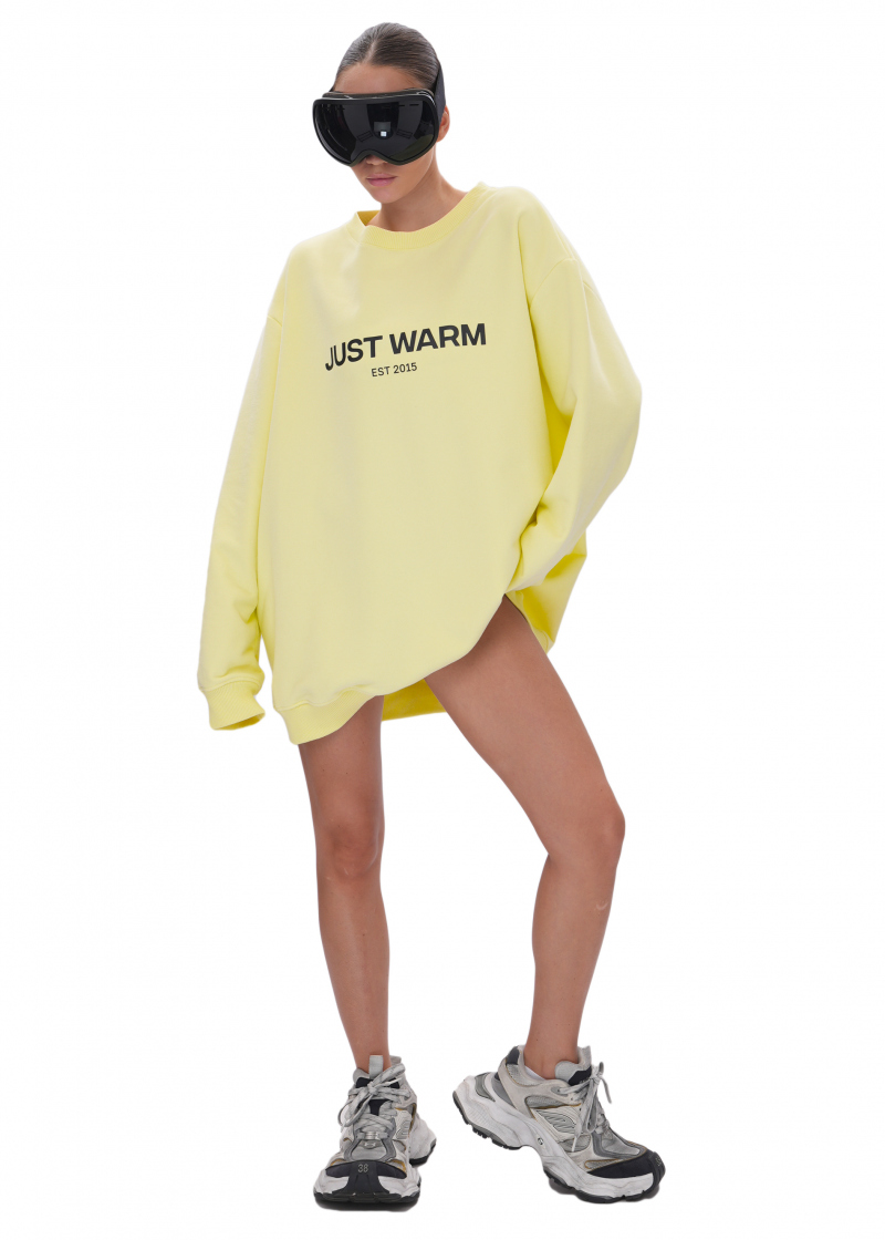 Свитшот LOGO - lemon