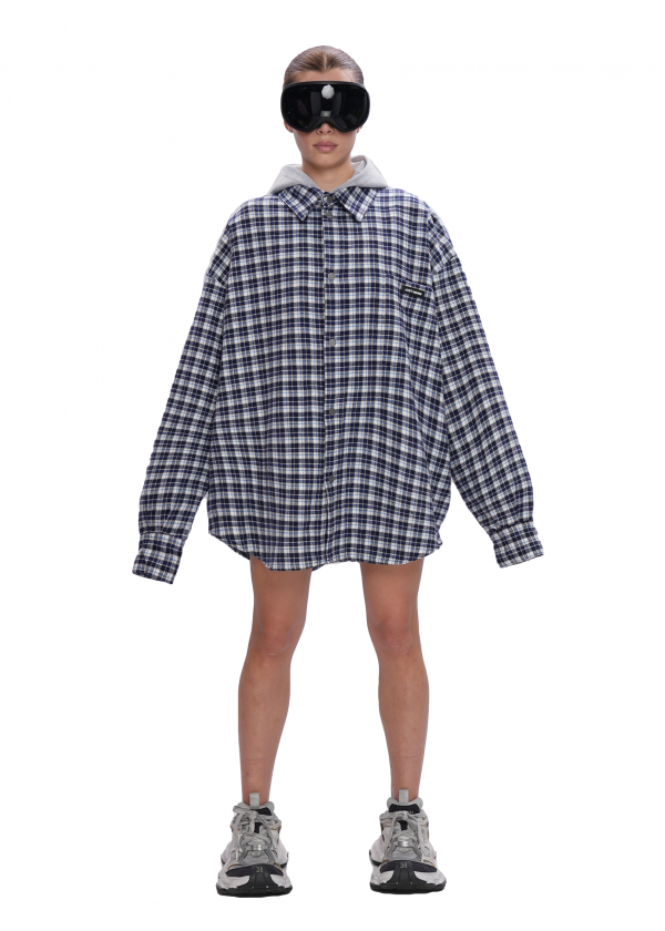 Рубашка BLUE утепленная