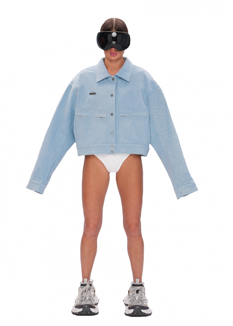 Джинсовка MINI - blue denim