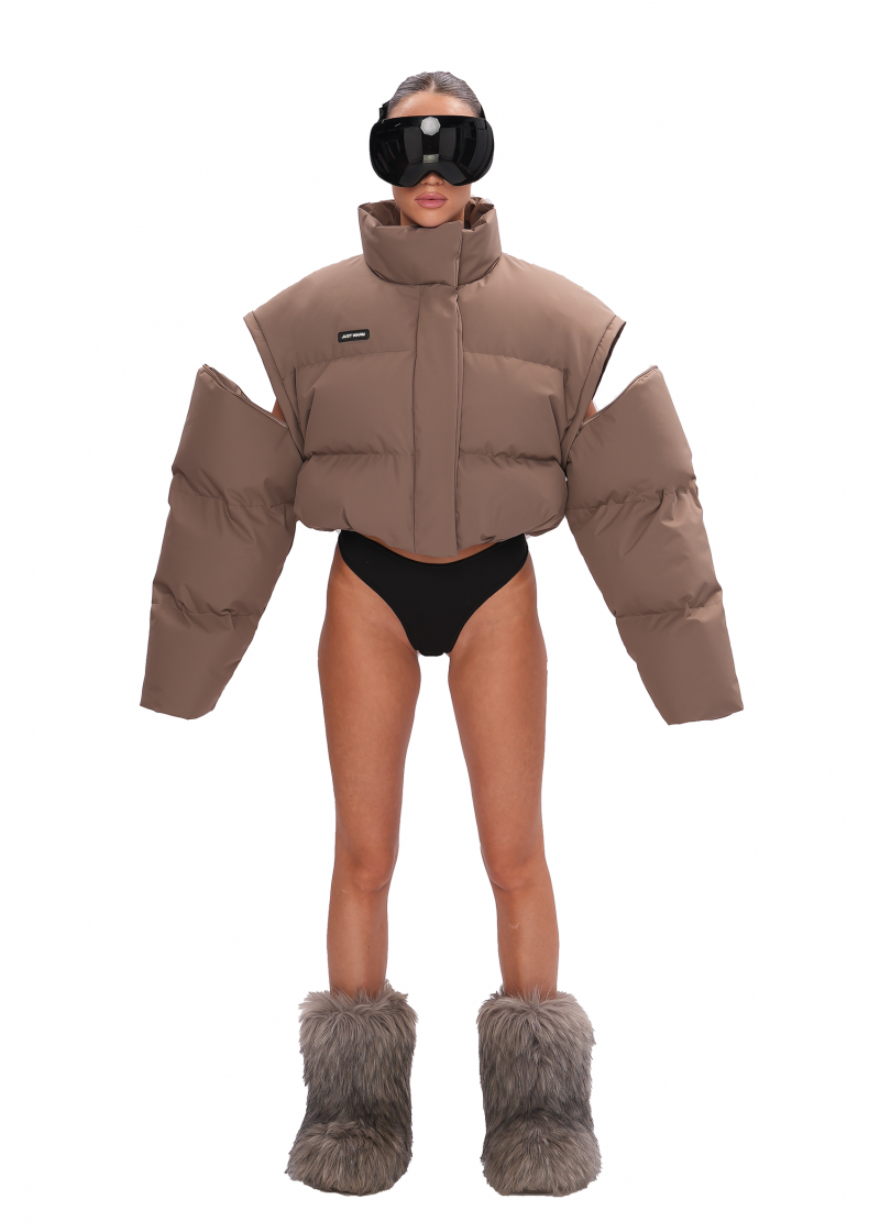 Пуховик CLOUD MINI - mokko