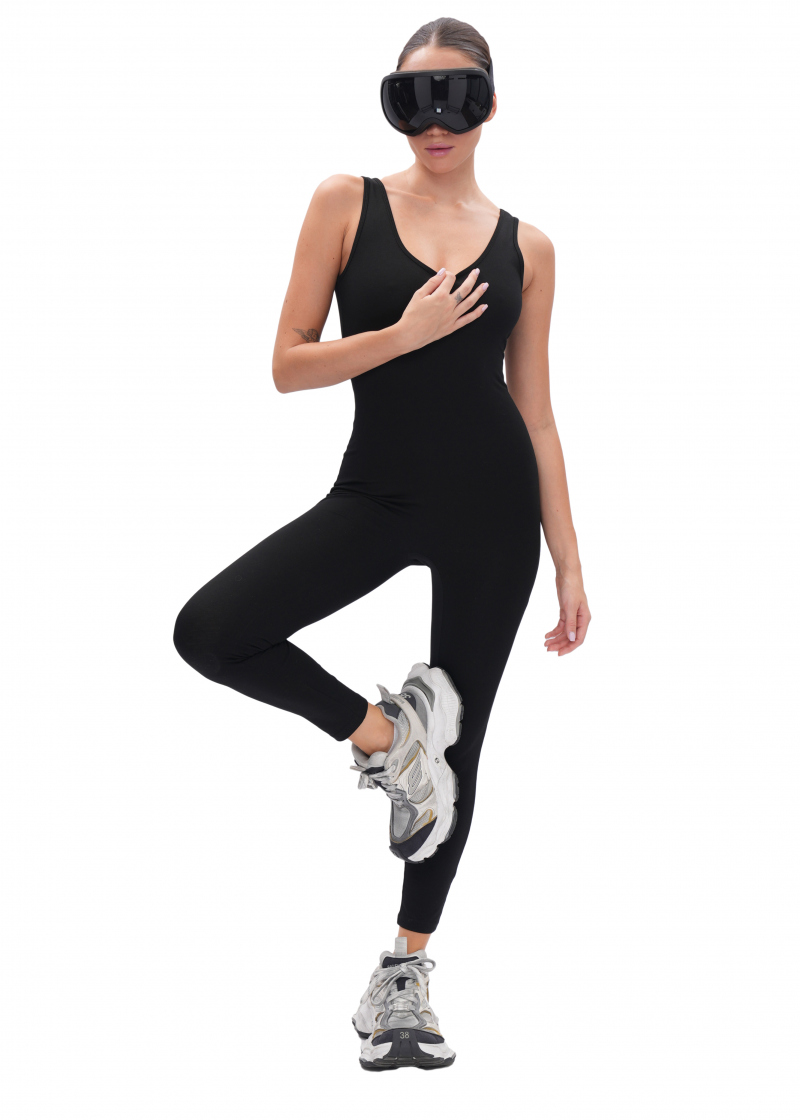 Комбинезон BASE  длинный - black