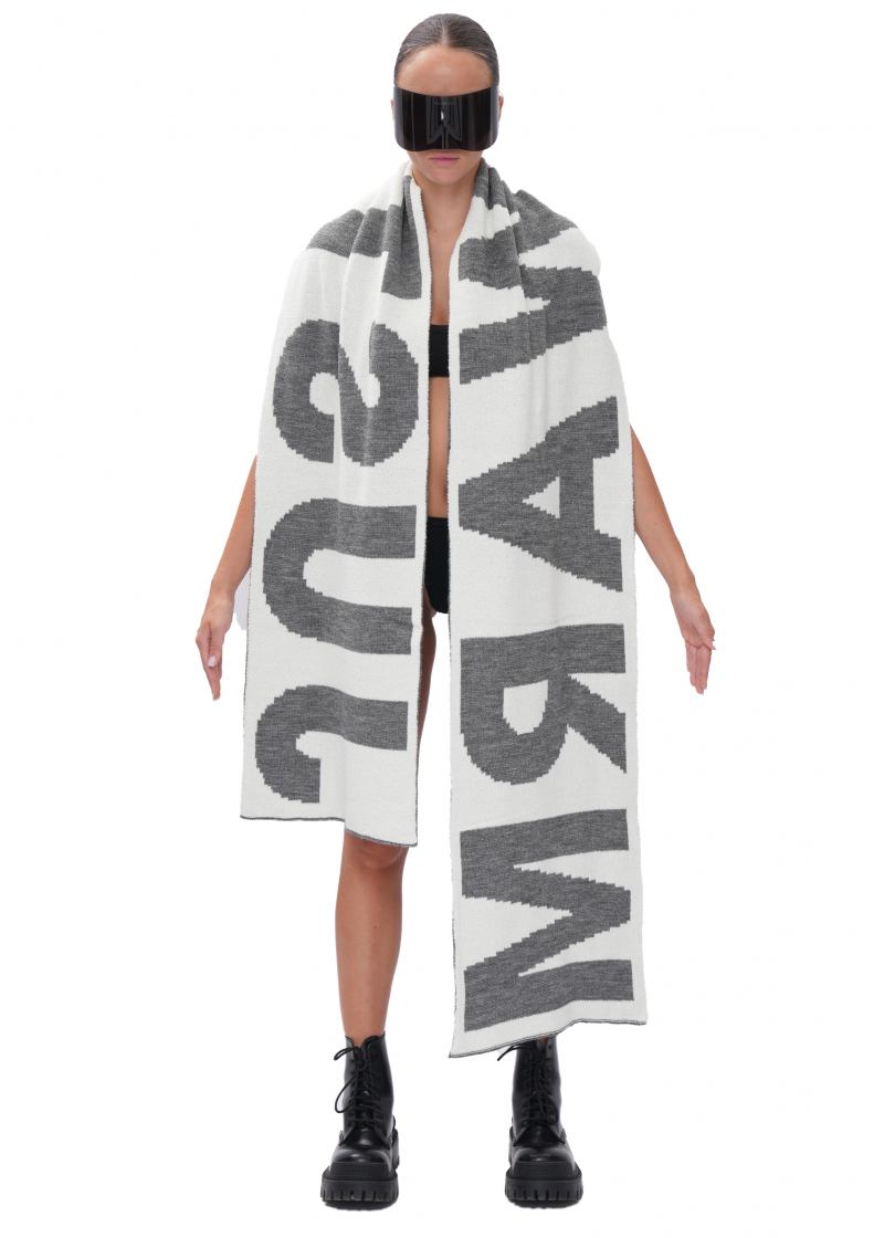 Шарф WARM - dark grey