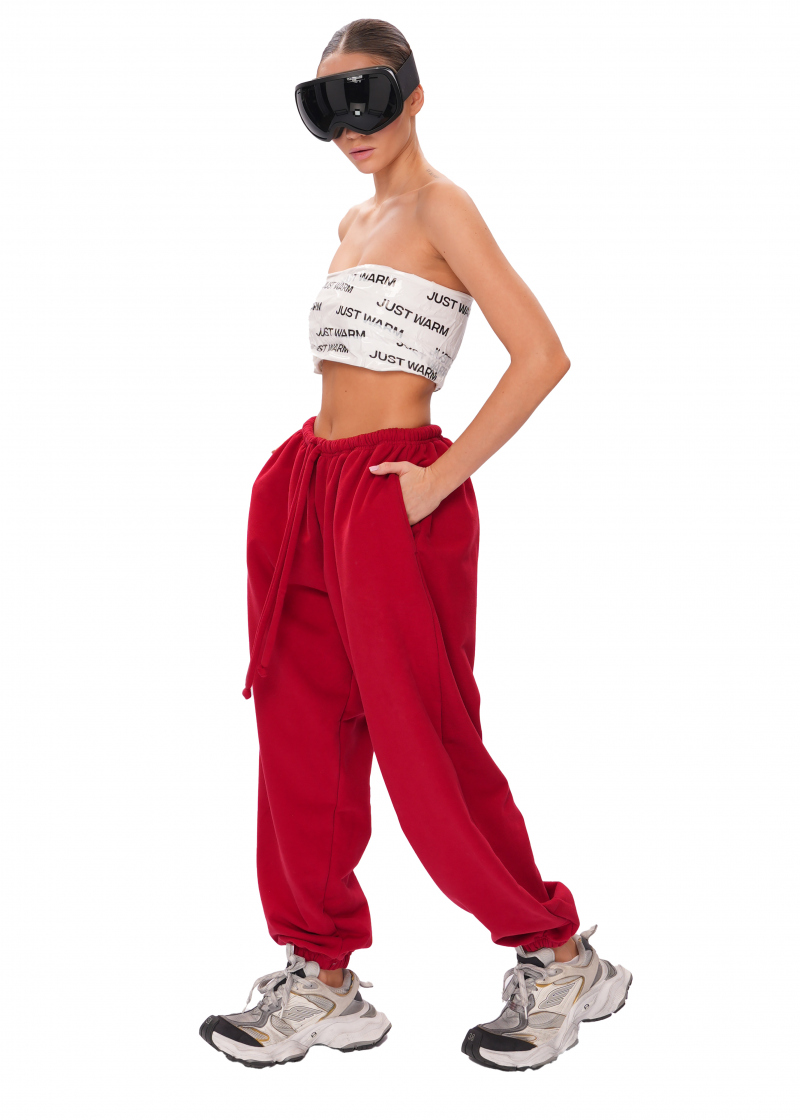 Джоггеры LOGO - red