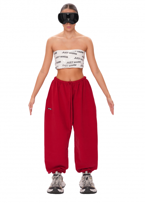 Джоггеры LOGO - red