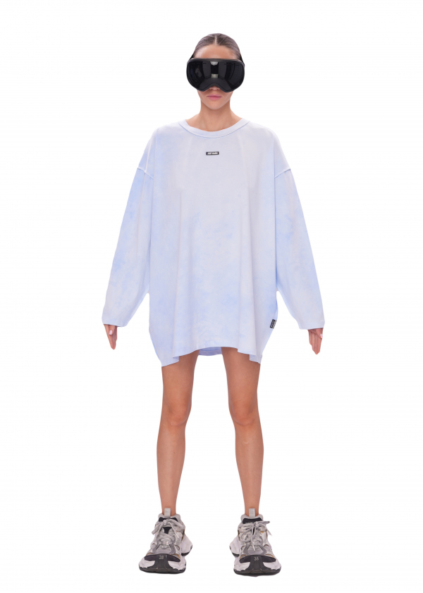 Лонгслив BLANK - sky