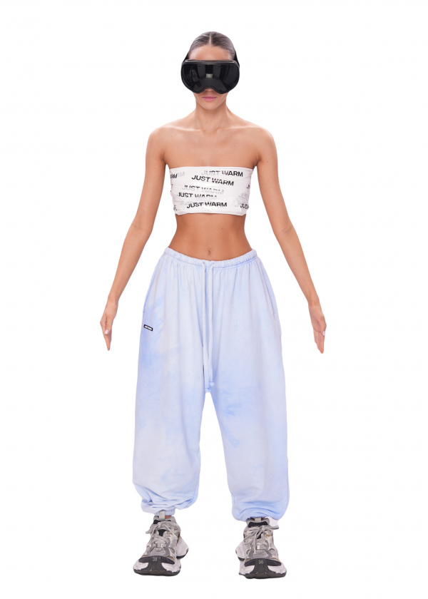 Джоггеры LOGO - sky