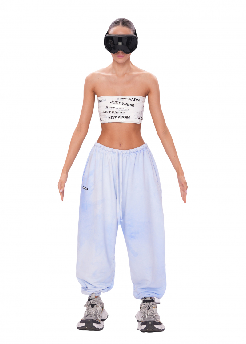 Джоггеры LOGO - sky