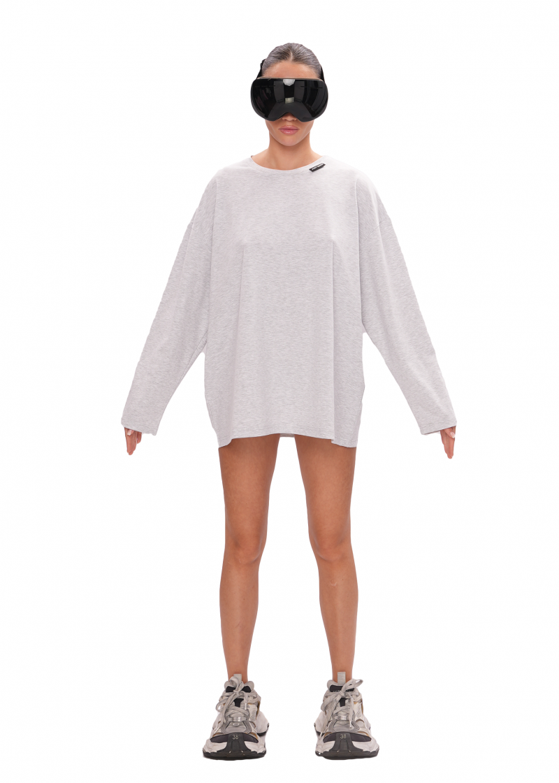 Лонгслив BASIC - melange