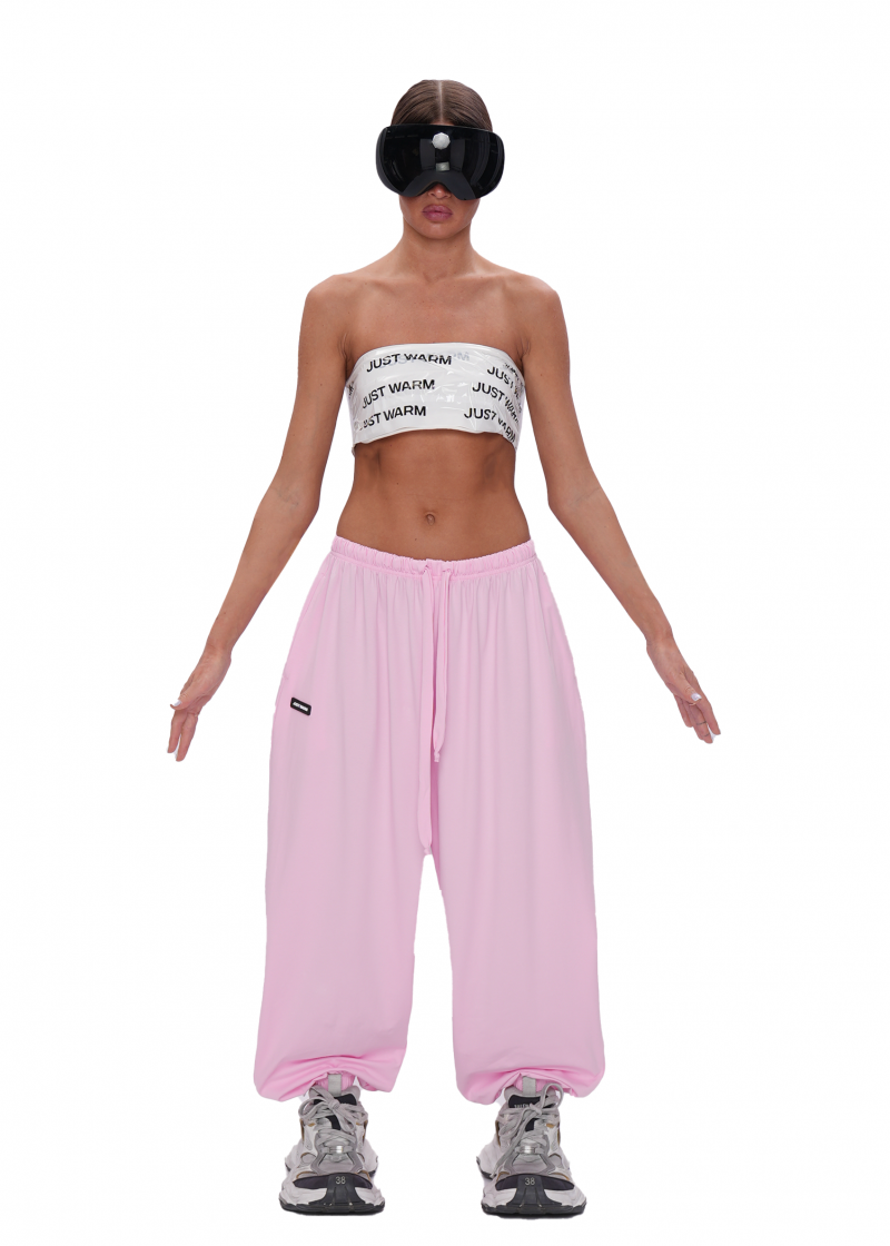Джоггеры LOGO LIGHT - pink