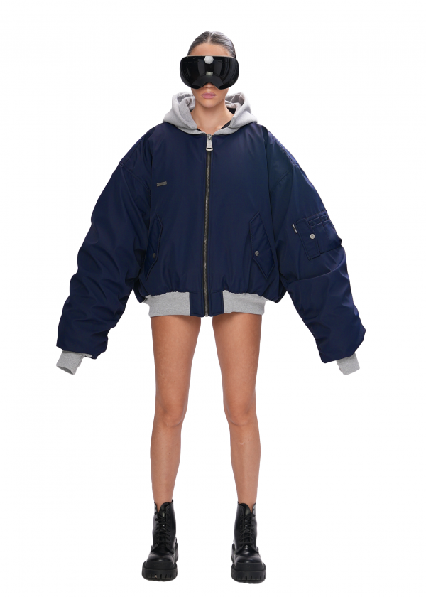 Бомбер HIGH - blue