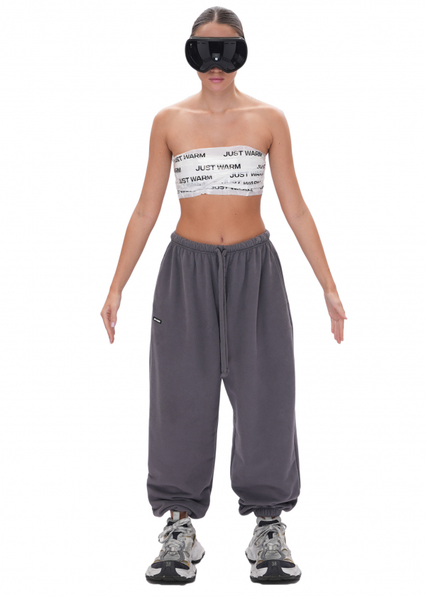 Джоггеры LOGO - dark grey