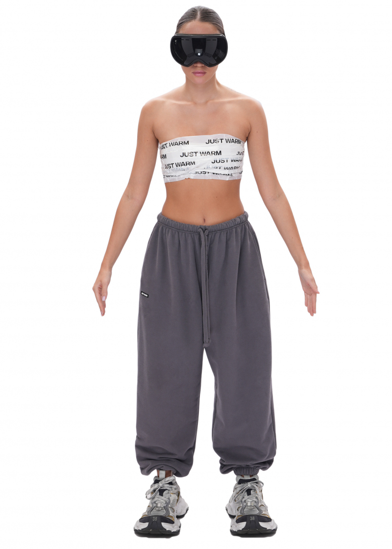 Джоггеры LOGO - dark grey