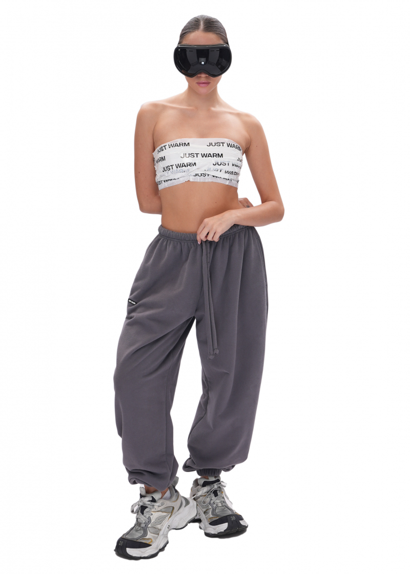 Джоггеры LOGO - dark grey