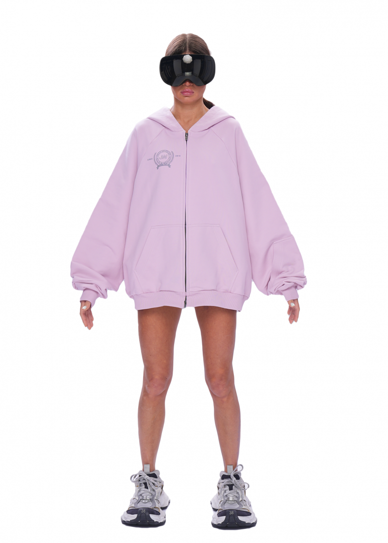 Худи ZIP - ice blush