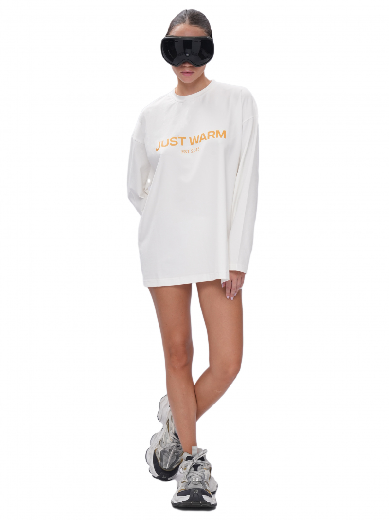 Лонгслив LOGO - milk