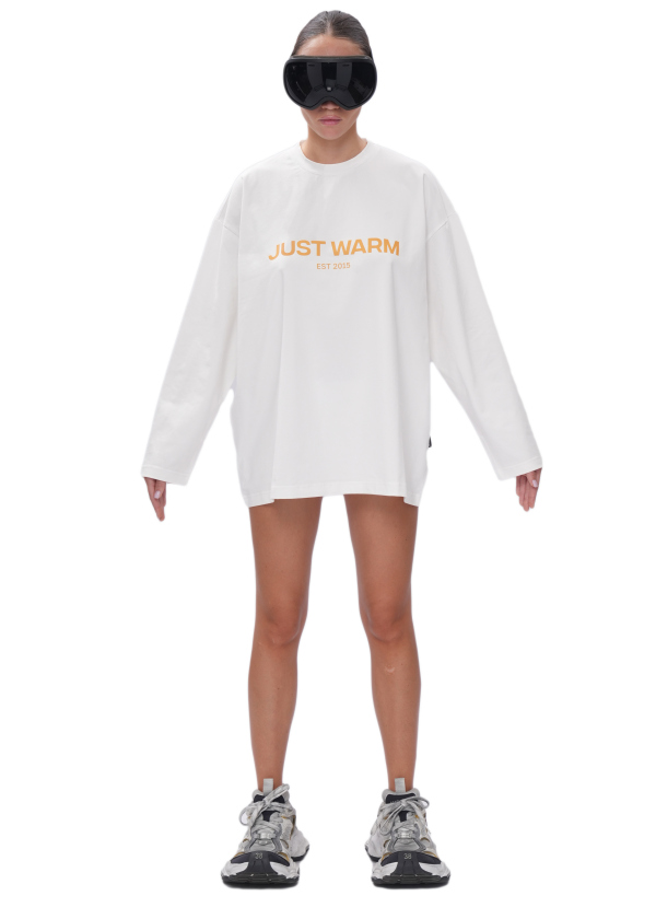 Лонгслив LOGO - milk