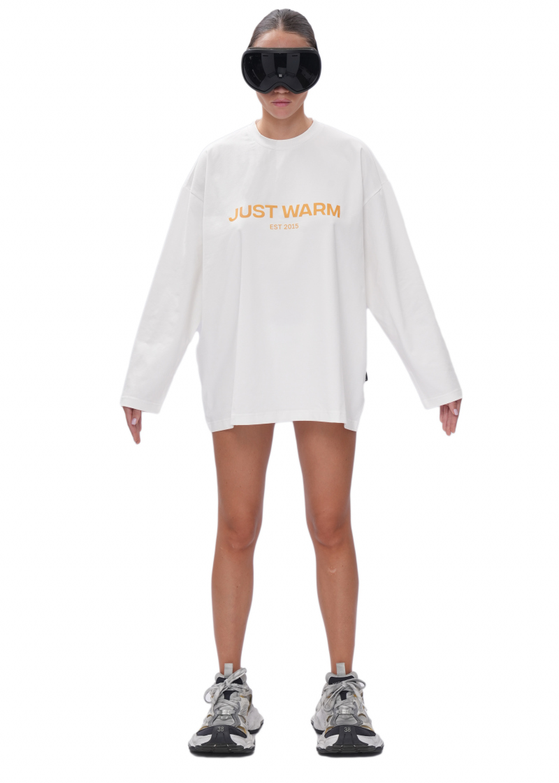 Лонгслив LOGO - milk