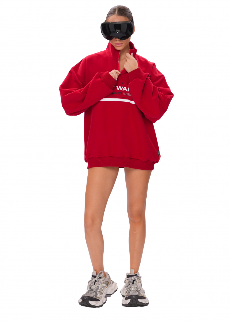 Свитшот RICH - red