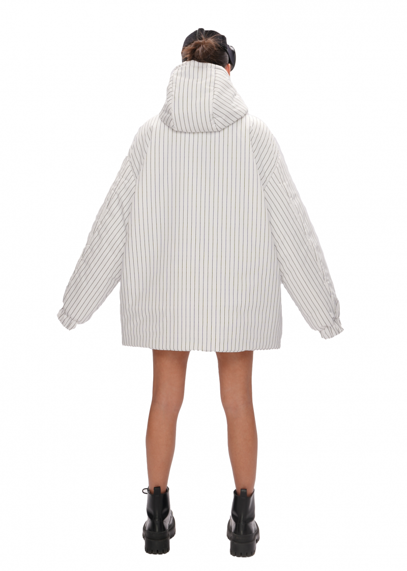 Анорак СLOUD - white/black