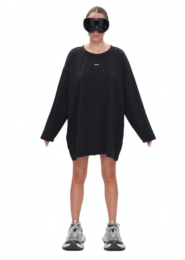 Лонгслив BLANK - black