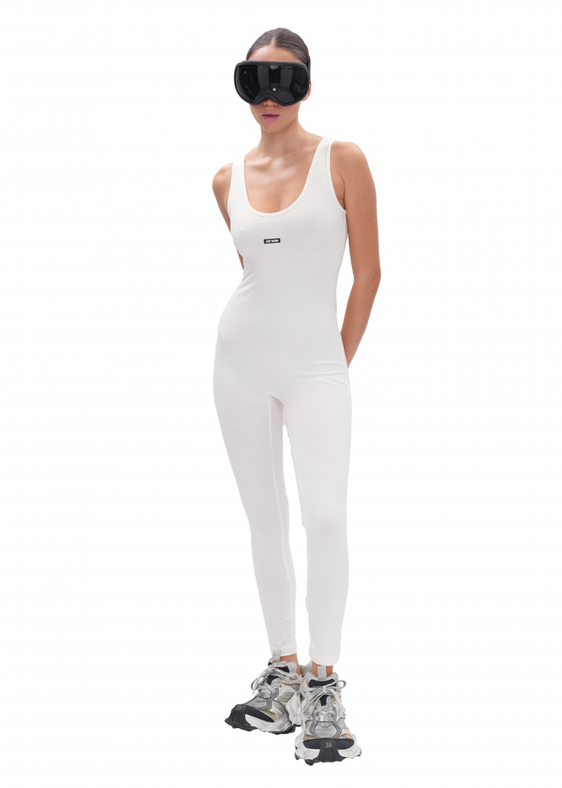 Комбинезон BASE  длинный - milk