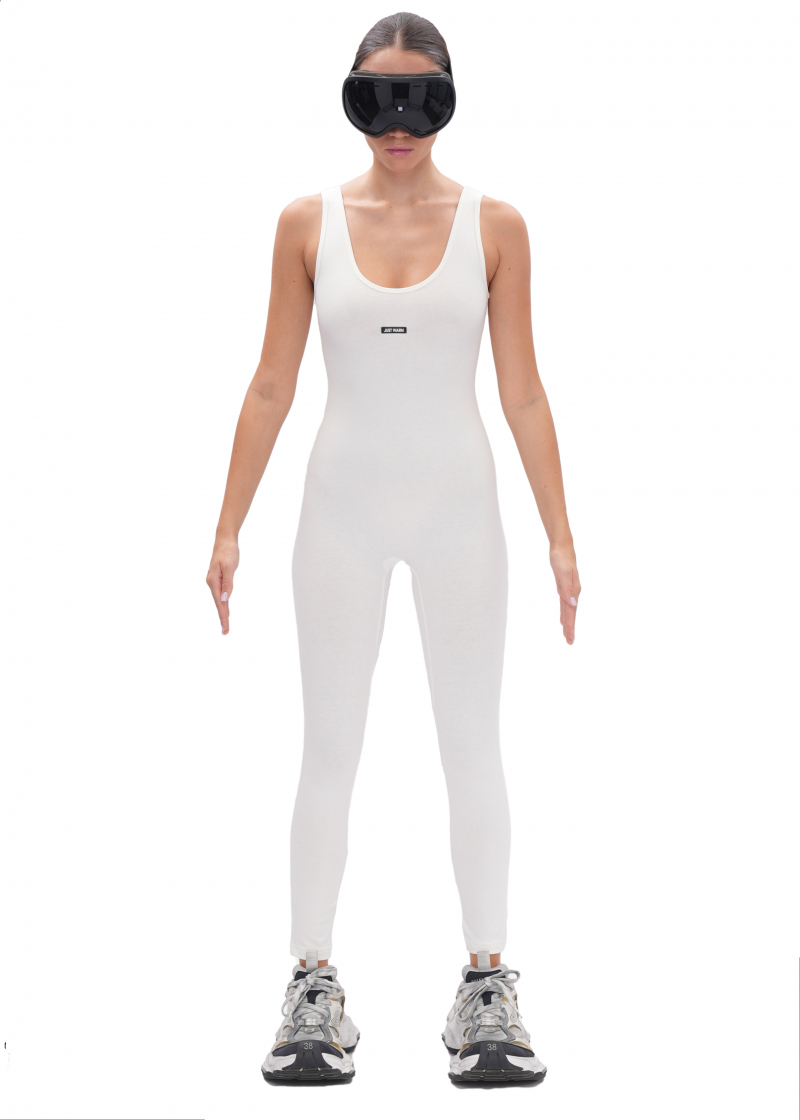 Комбинезон BASE  длинный - milk