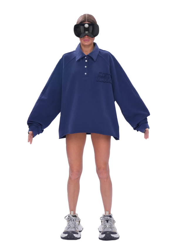 Поло BASE - deep blue