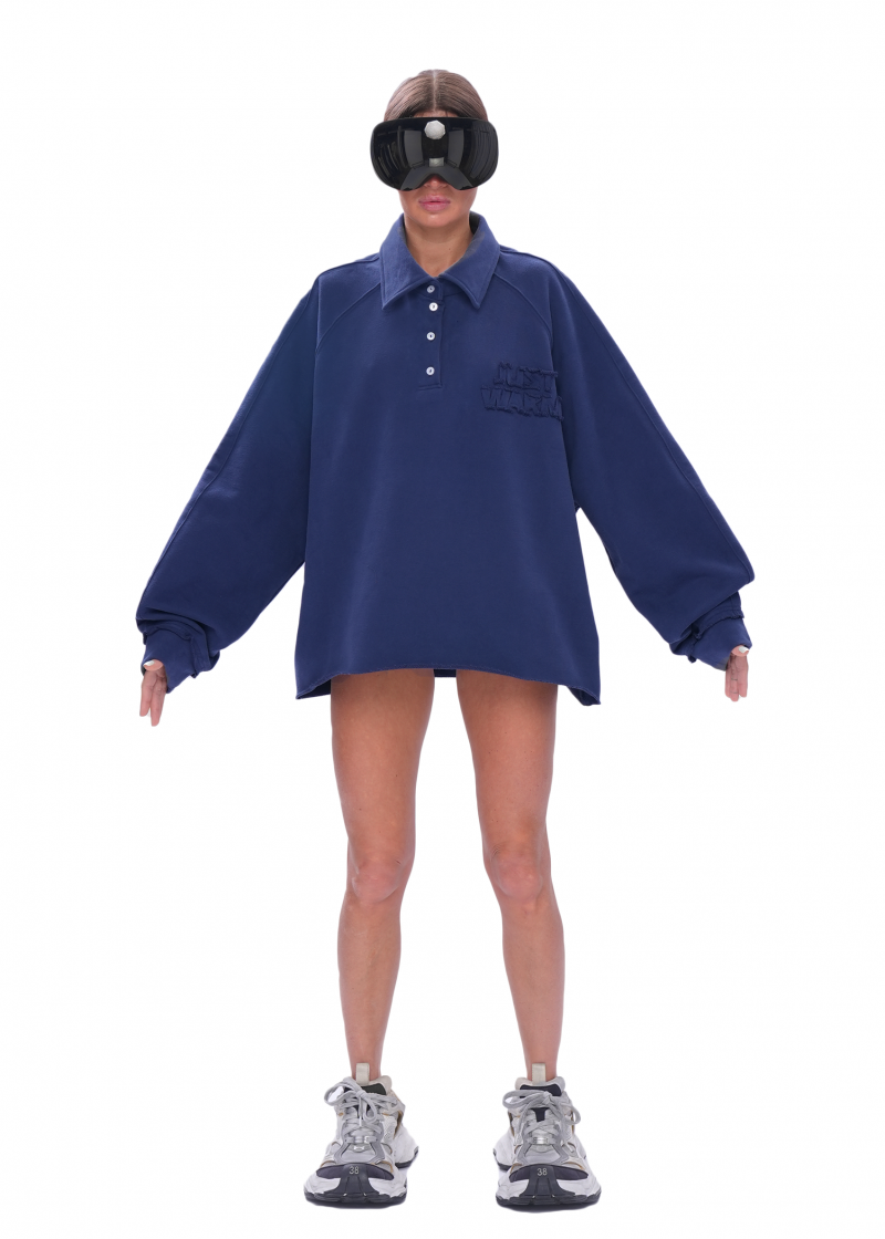 Поло BASE - deep blue