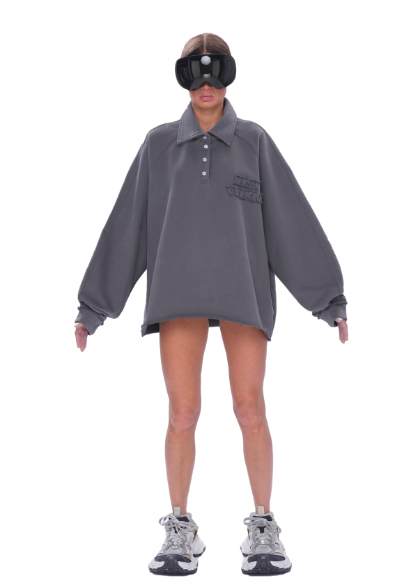 Поло BASE - dark grey