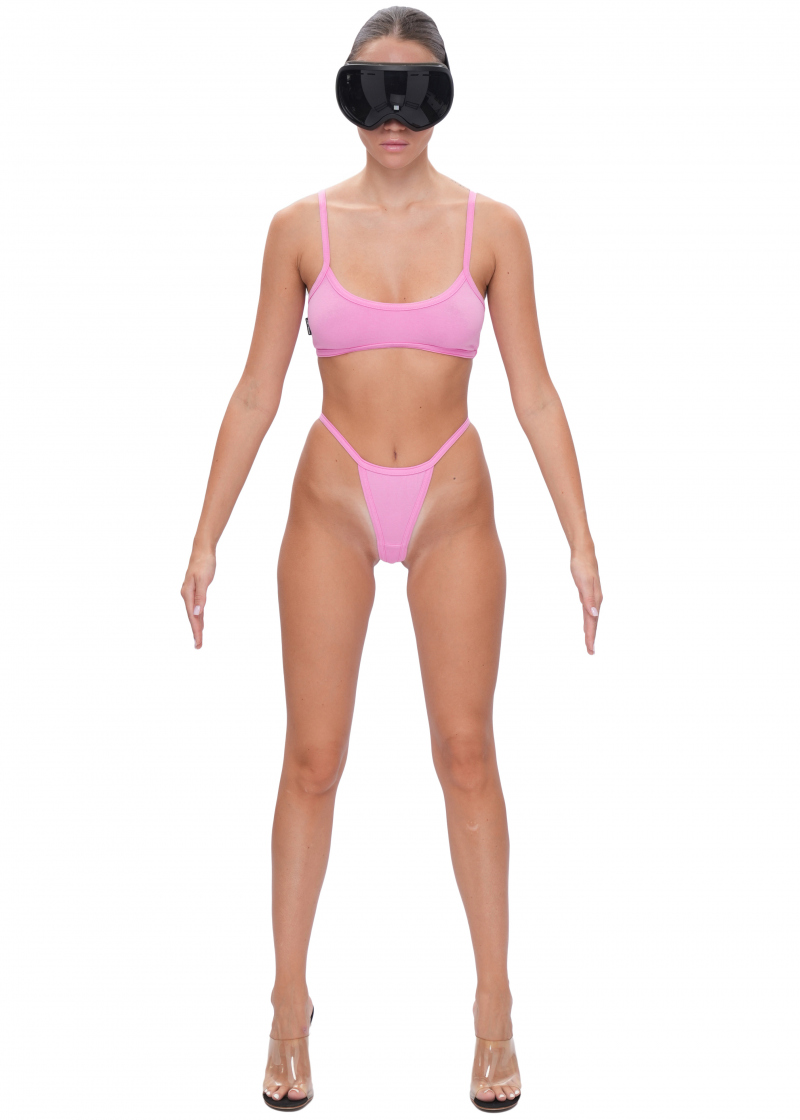 Стринги BASIC - pink