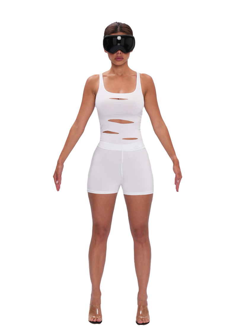 Майка VISCOSE EASY - white