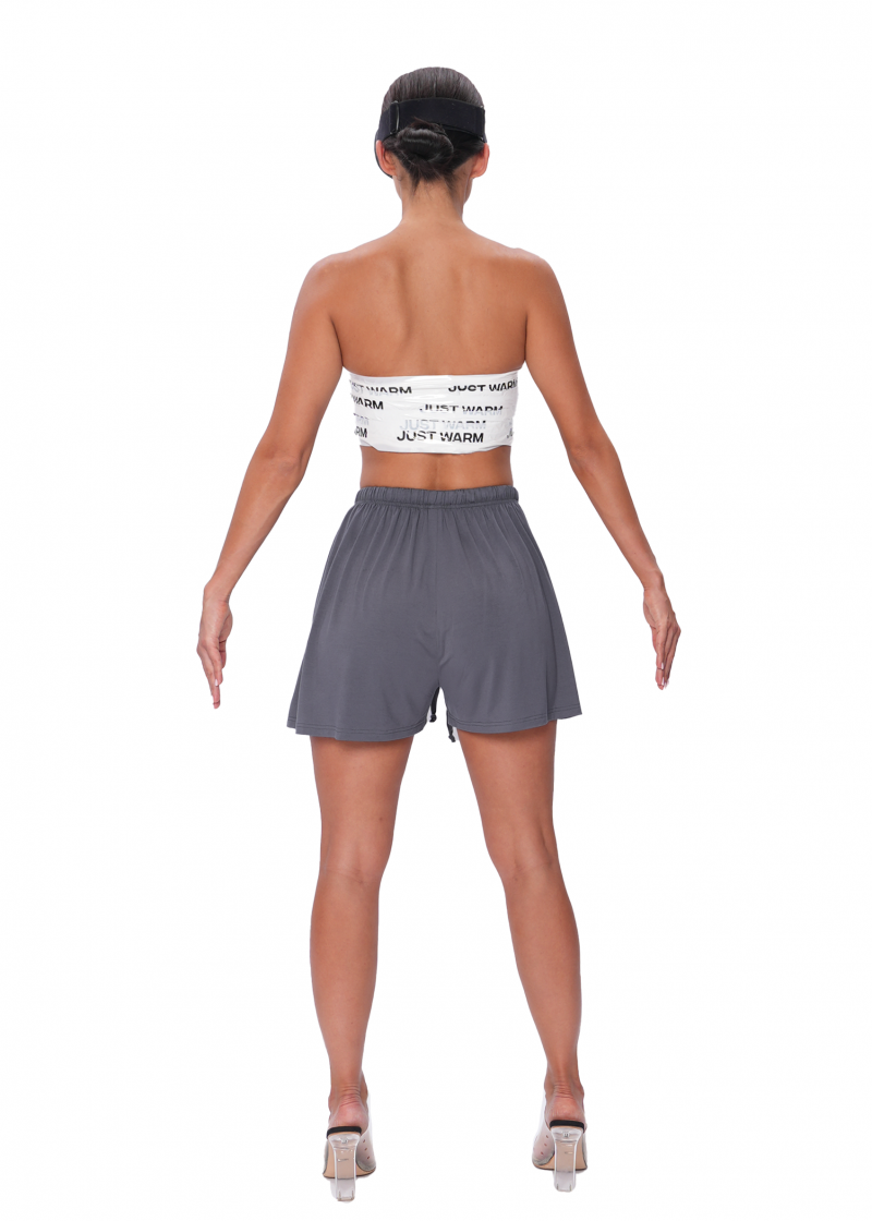 Шорты VISCOSE SLIM - dark grey