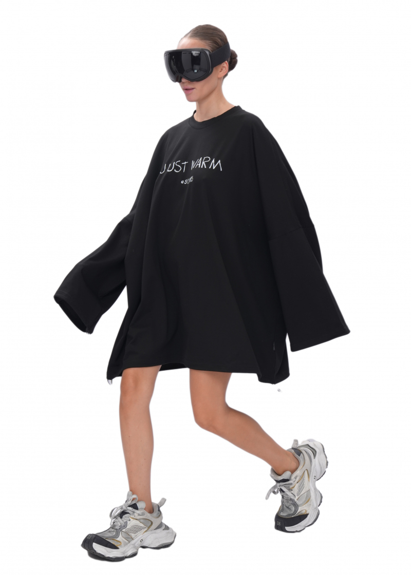 Лонгслив BIG - black