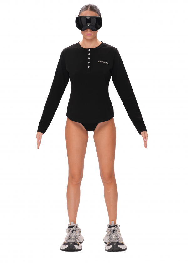 Лонгслив SLIM - black