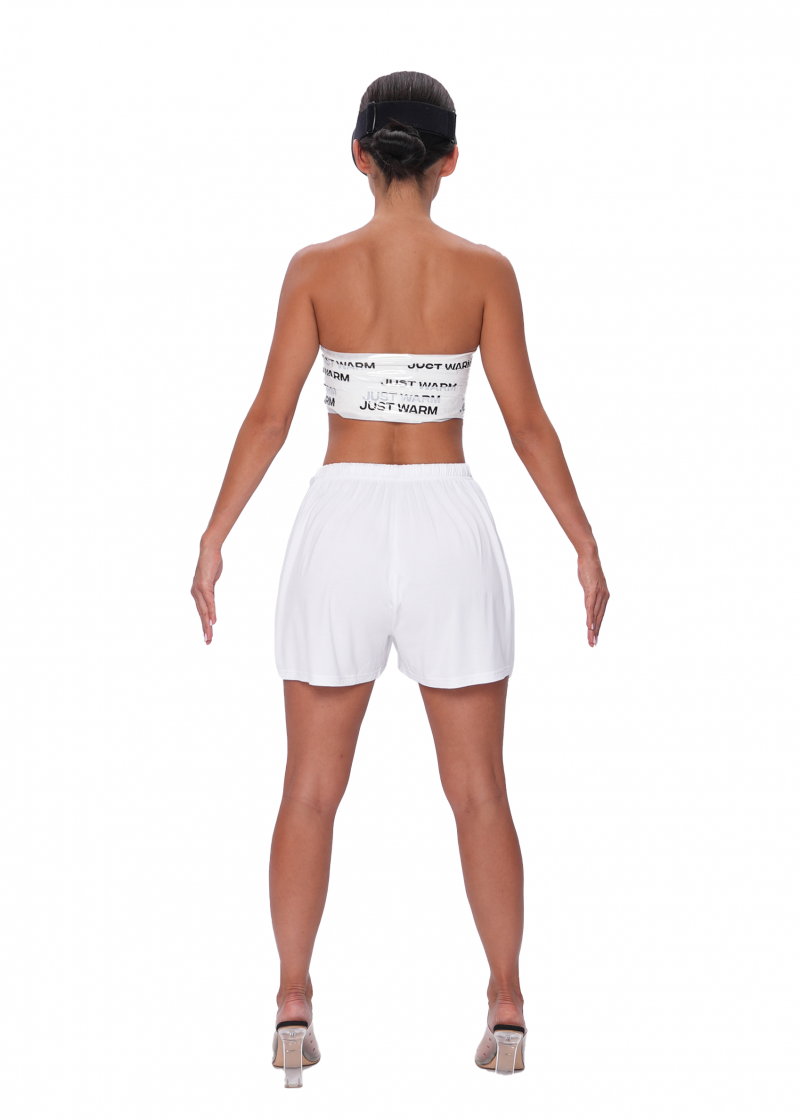 Шорты VISCOSE SLIM - white