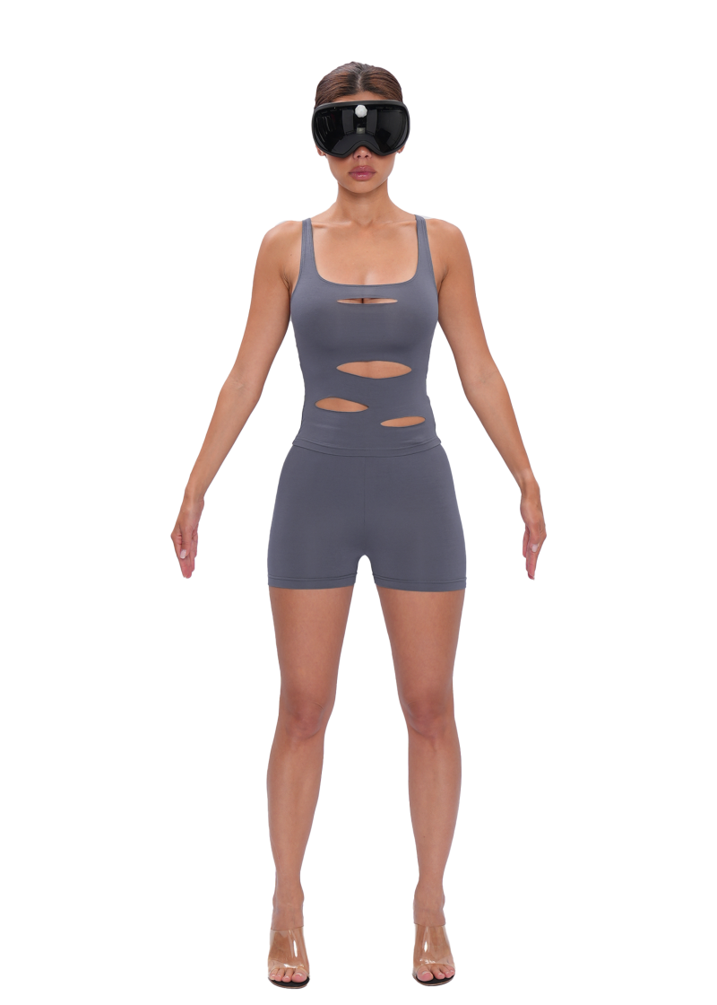 Майка VISCOSE EASY - dark grey