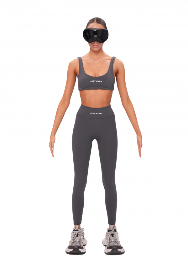 Леггинсы WET - grey